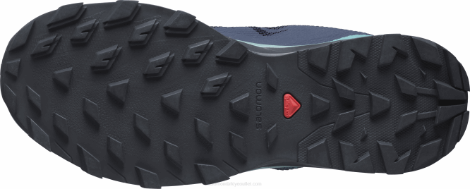 SalomonLF4H1147 kadın yürüyüş ayakkabısı - gore-tex anahat kafes/lacivert blazer/guacamole