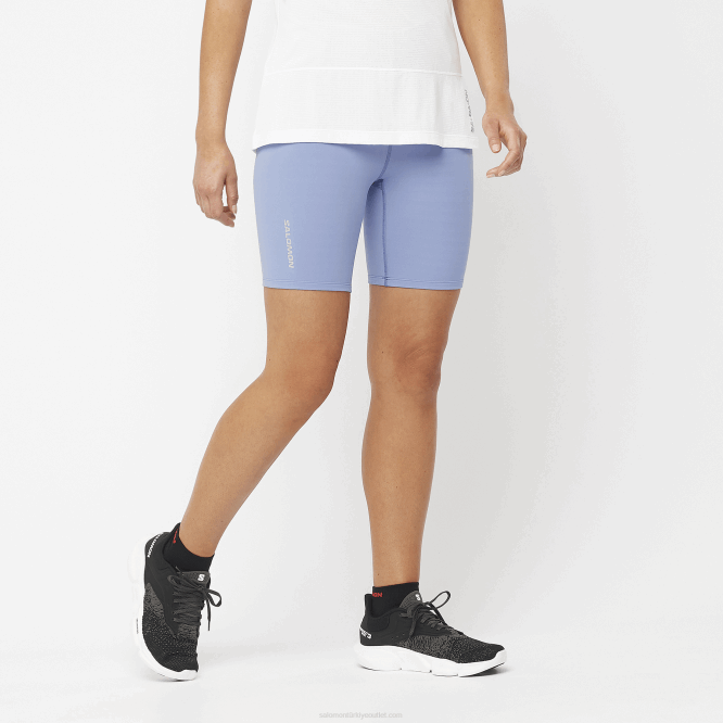 SalomonLF4H1156 Kadın Kısa Taytı - Cross Multi 7 İngiliz malikanesi