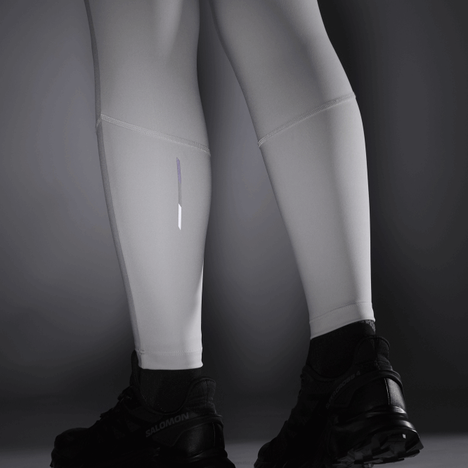 SalomonLF4H1157 5/6 Kadın Taytı - Cross Run 25 istiridye mantarı/ao