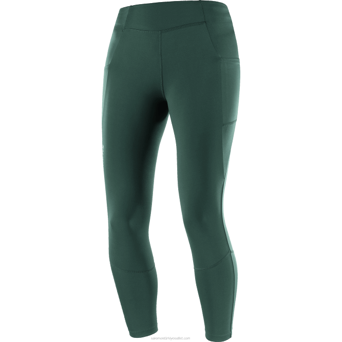 SalomonLF4H1160 5/6 Kadın Taytı - Cross Run 25 kızılçam çamı