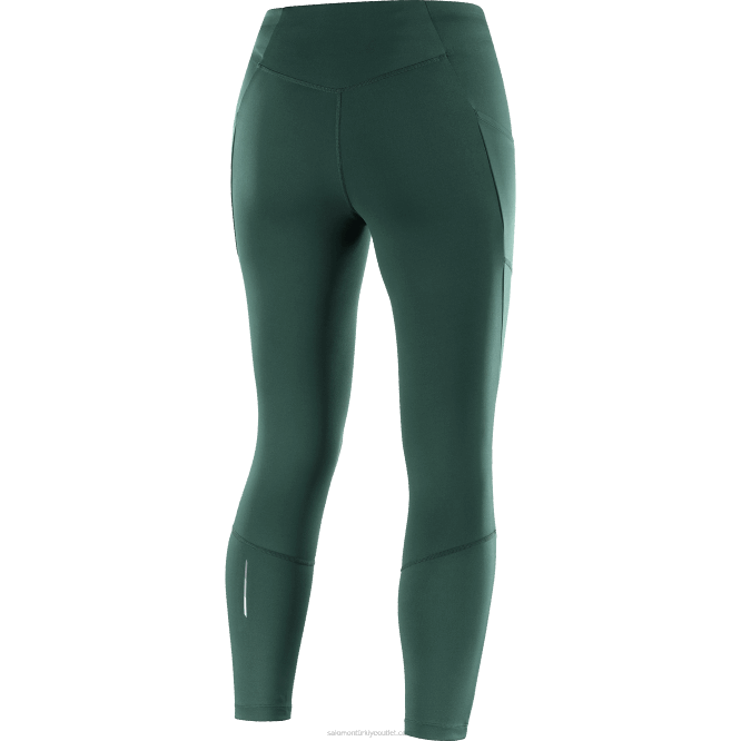 SalomonLF4H1160 5/6 Kadın Taytı - Cross Run 25 kızılçam çamı