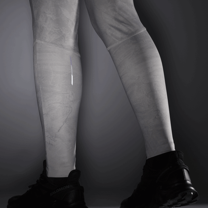 SalomonLF4H1161 kadın taytı - cross run 28 istiridye mantarı/alaşım/ao