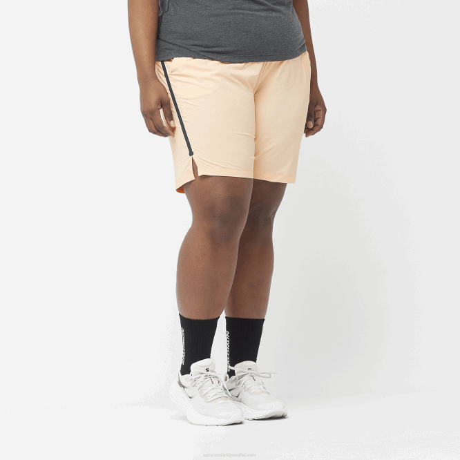 SalomonLF4H1171 kadın şortu - runlife krem rengi