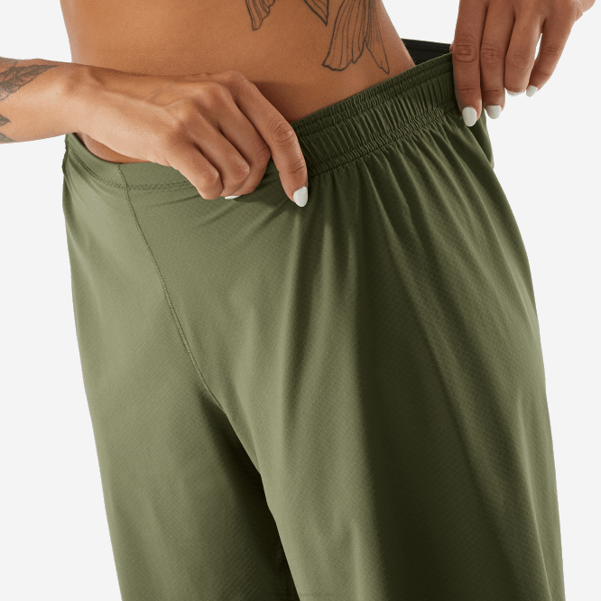 SalomonLF4H1187 kadın şortu - şort üzüm yaprağı