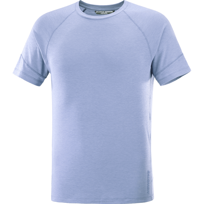 SalomonLF4H1198 kısa kollu erkek tişörtü - runlife İngiliz malikanesi / heather