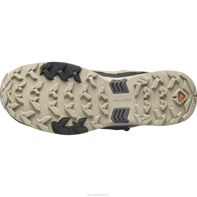 SalomonLF4H12 erkek yürüyüş botları - x ultra 4 orta gore-tex varek/siyah/safari
