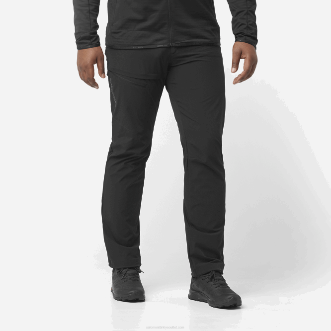SalomonLF4H1201 erkek pantolonu - yolcu koyu siyah