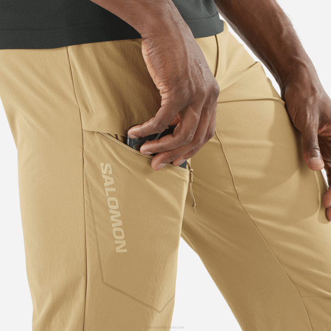 SalomonLF4H1203 erkek pantolonu - yolcu yosun