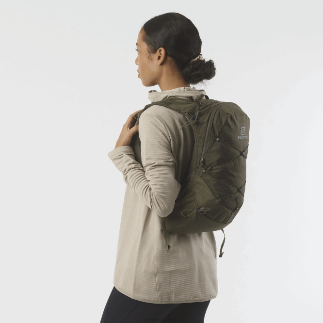 SalomonLF4H1205 erkek yürüyüş çantası - xt 10 zeytin gecesi/martini zeytini