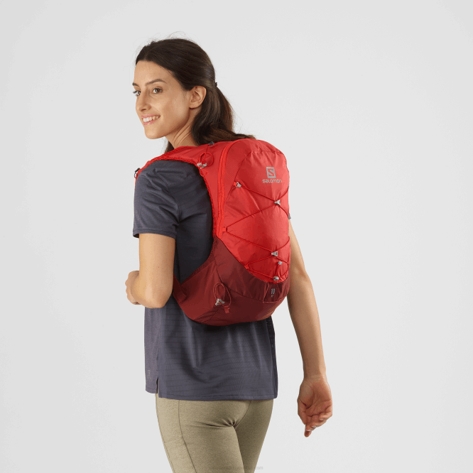 SalomonLF4H1207 erkek yürüyüş çantası - xt 10 goji berry/kök kahverengi