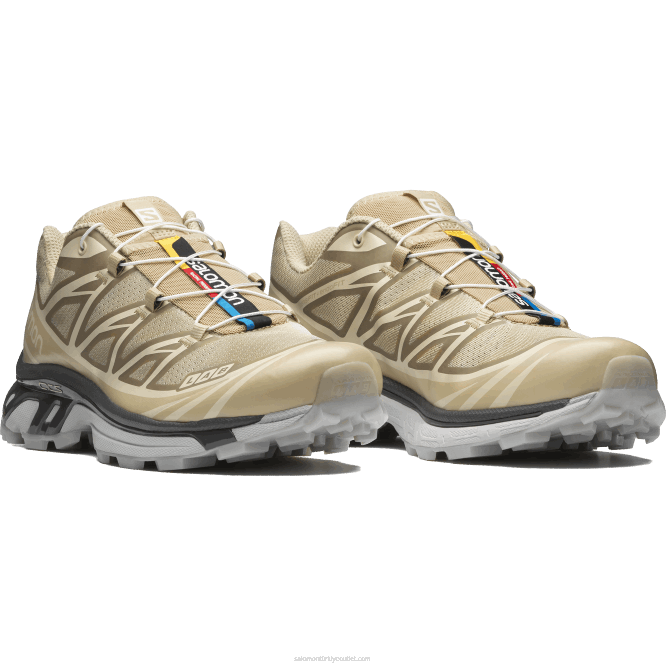 SalomonLF4H121 erkek spor ayakkabı - xt-6 şeffaf safari/mıknatıs/vanilyalı buz