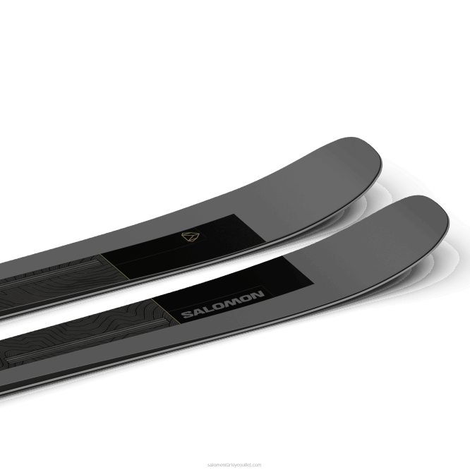 SalomonLF4H1213 erkekler tüm dağ kayağı - duruş 96 siyah/koyu gri/metalik soluk kakhi