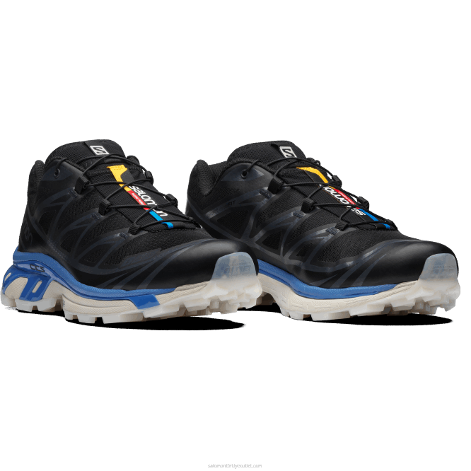 SalomonLF4H122 erkek spor ayakkabı - xt-6 şeffaf siyah/riviera/nimbus bulutu