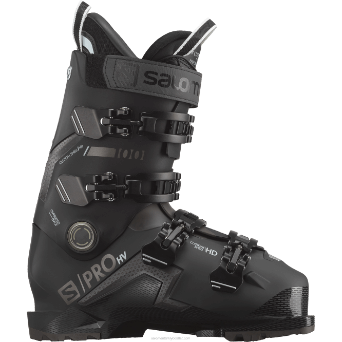 SalomonLF4H1229 erkek pist botu - s/pro hv 100 siyah/beyaz/gri