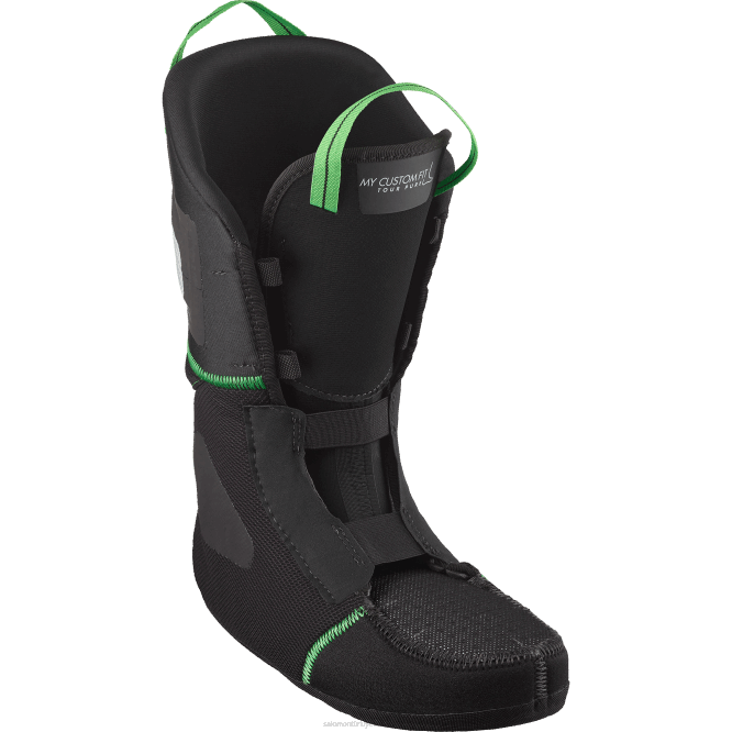 SalomonLF4H1233 erkek tur botu - mtn Summit pure siyah/pastel neon yeşili 1/yağmurlu gün