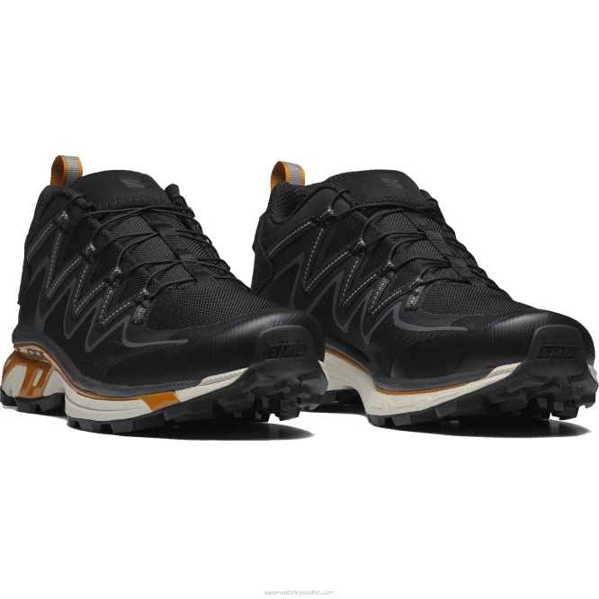 SalomonLF4H125 erkek spor ayakkabısı - xt-rush yardımcı programı siyah/abanoz/marmelat