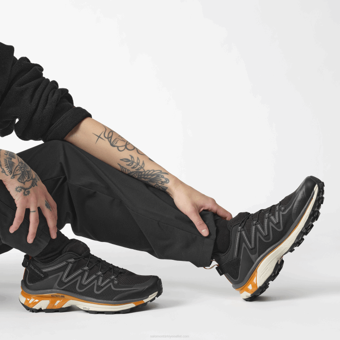 SalomonLF4H125 erkek spor ayakkabısı - xt-rush yardımcı programı siyah/abanoz/marmelat