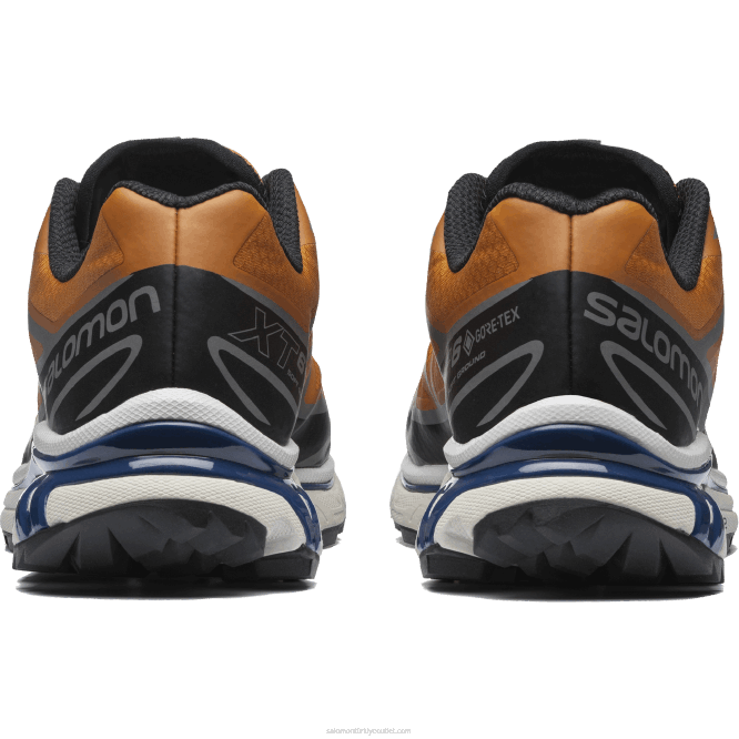 SalomonLF4H127 erkek spor ayakkabı - xt-6 gore-tex yardımcı programı marmelat/siyah/lacivert şakayık