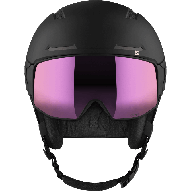 SalomonLF4H1271 erkek kaskı - driver pro sigma mips siyah/pembe altın