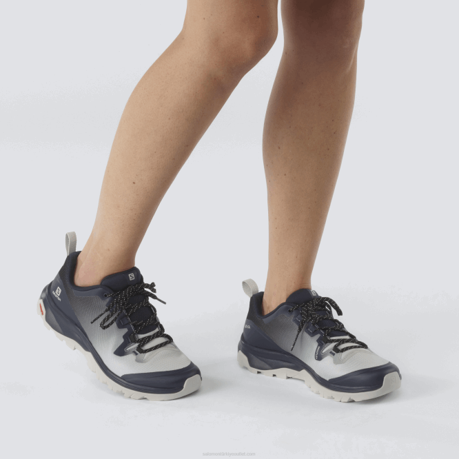 SalomonLF4H1284 kadın yürüyüş ayakkabısı - vaya ay taşı/gece gökyüzü
