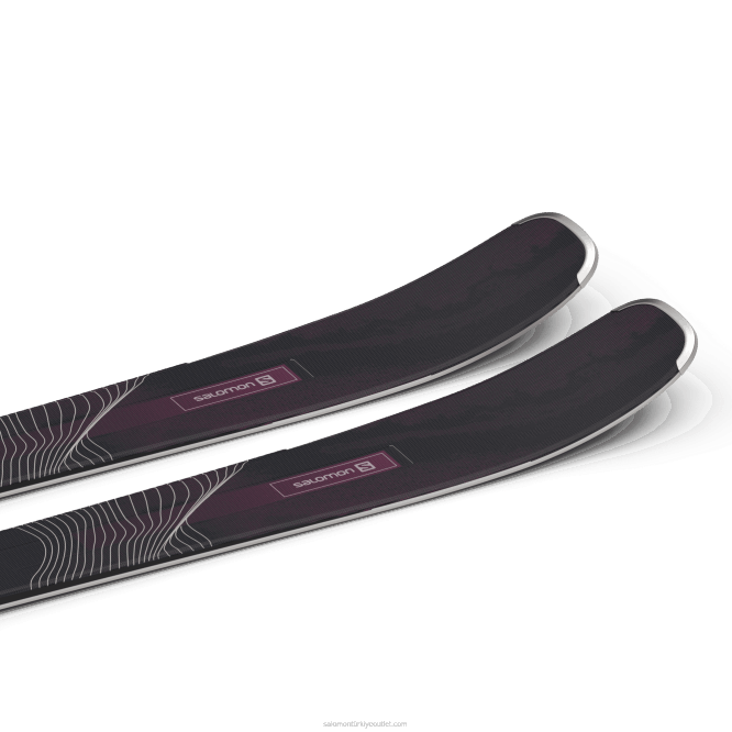 SalomonLF4H1285 kadın tüm dağ kayağı paketi - duruş 84 (ve m11) siyah/bordo