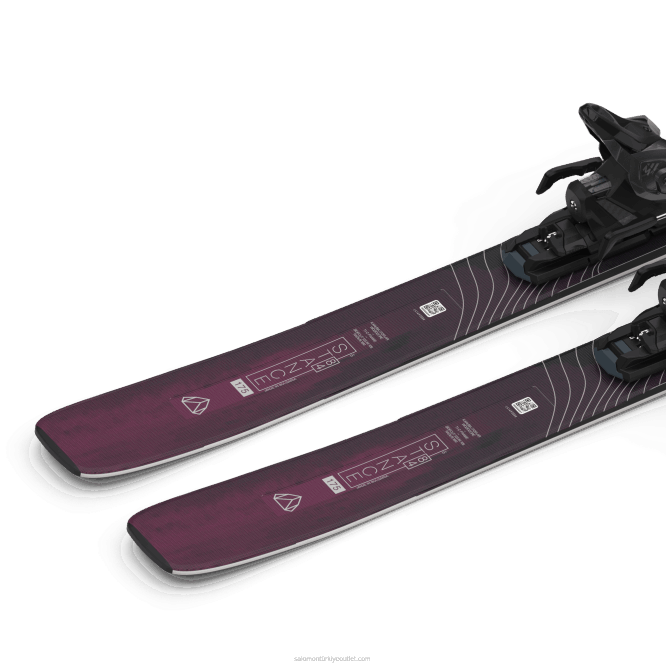 SalomonLF4H1285 kadın tüm dağ kayağı paketi - duruş 84 (ve m11) siyah/bordo