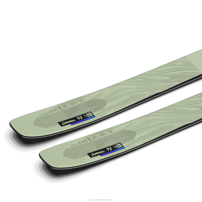 SalomonLF4H1286 kadın tüm dağ kayağı - qst lumen 98 beyaz yosun/alacakaranlık moru/siyah