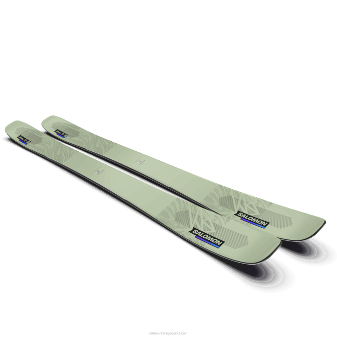 SalomonLF4H1286 kadın tüm dağ kayağı - qst lumen 98 beyaz yosun/alacakaranlık moru/siyah