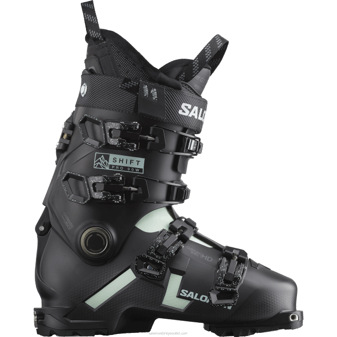 SalomonLF4H1287 Kadın freeride botları - shift pro 90 at siyah/beyaz yosun/belluga