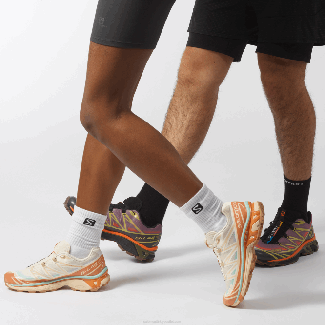 SalomonLF4H130 erkek spor ayakkabı - xt-6 skyline vanilyalı buz/yucca/güneşte pişmiş
