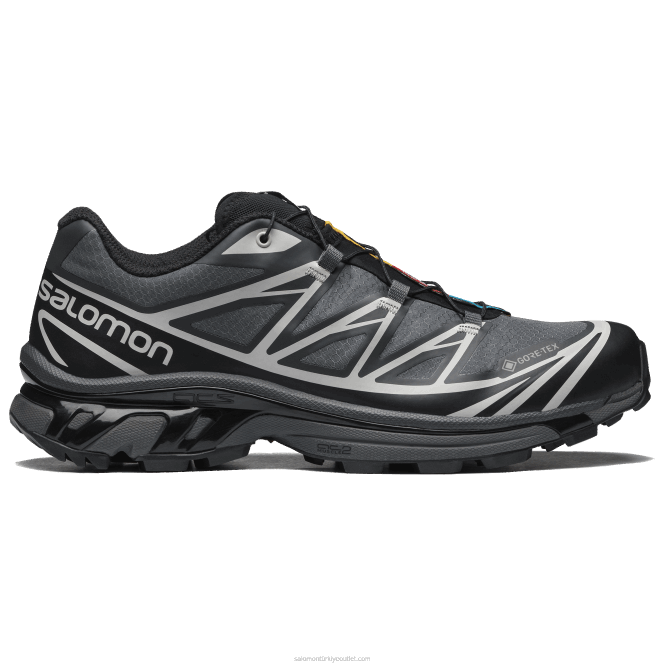 SalomonLF4H131 erkek spor ayakkabı - xt-6 gore-tex siyah/abanoz/ay taşı
