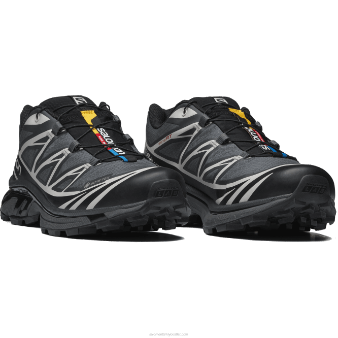 SalomonLF4H131 erkek spor ayakkabı - xt-6 gore-tex siyah/abanoz/ay taşı