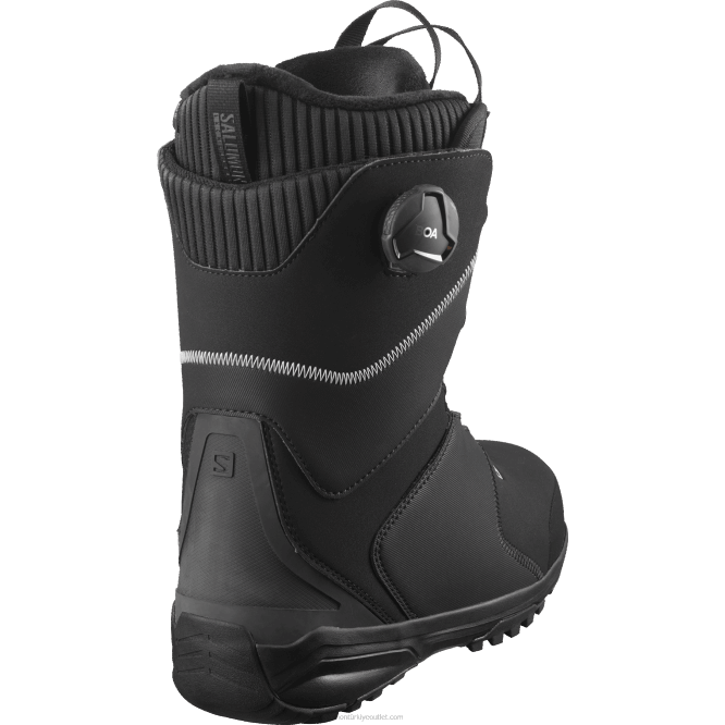 SalomonLF4H1316 kadın snowboard botu - kiana dual boa siyah gümüş