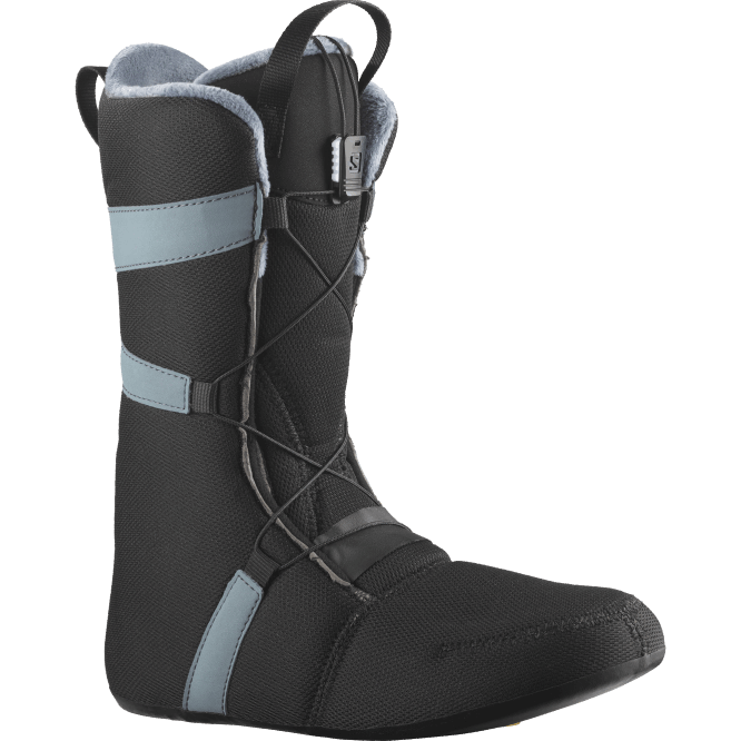 SalomonLF4H1320 kadın snowboard botu - ivy boa siyah/fırtınalı hava