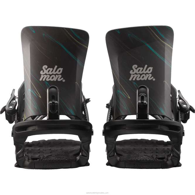 SalomonLF4H1327 kadın snowboard bağlamaları - nesta siyah