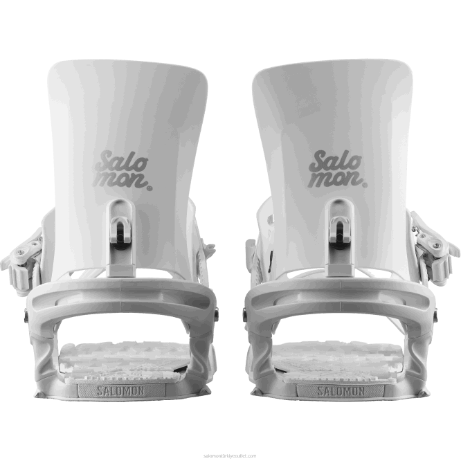 SalomonLF4H1329 kadın snowboard bağlamaları - nesta beyaz
