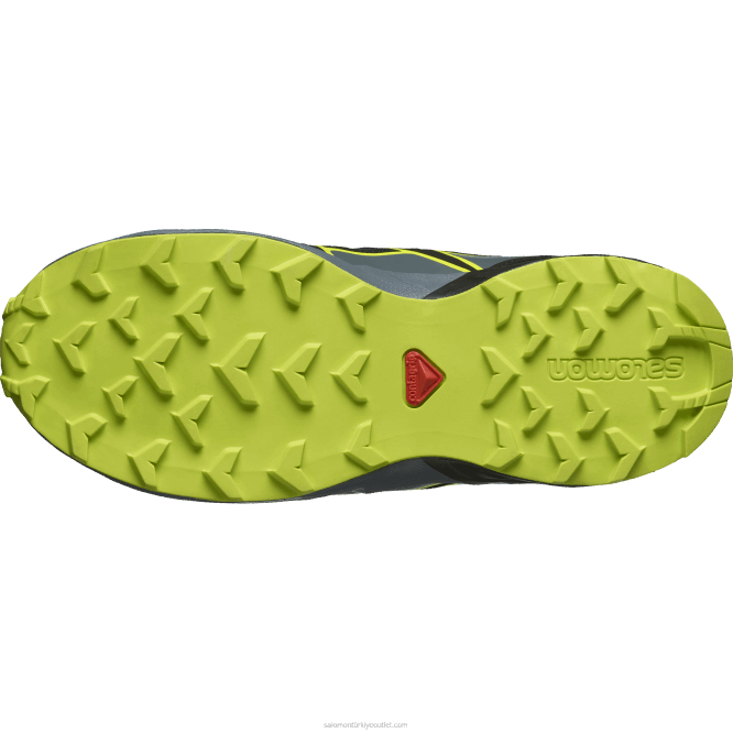 SalomonLF4H1344 junior - çocuk ayakkabısı - speedcross clima su geçirmez deniz mavisi/siyah/asit kireç