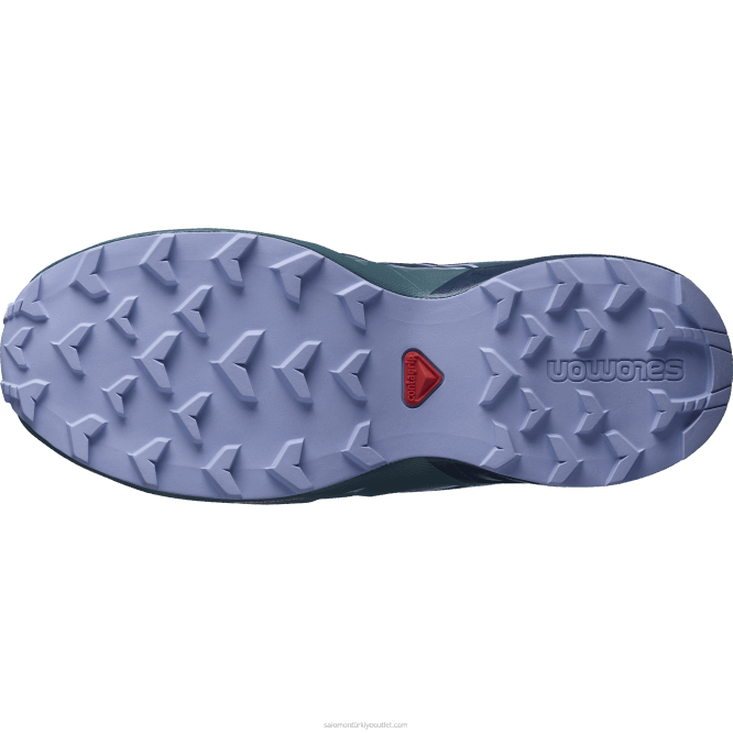 SalomonLF4H1345 junior - çocuk ayakkabısı - speedcross clima su geçirmez üzüm/yeşilbaş mavisi/lavanta