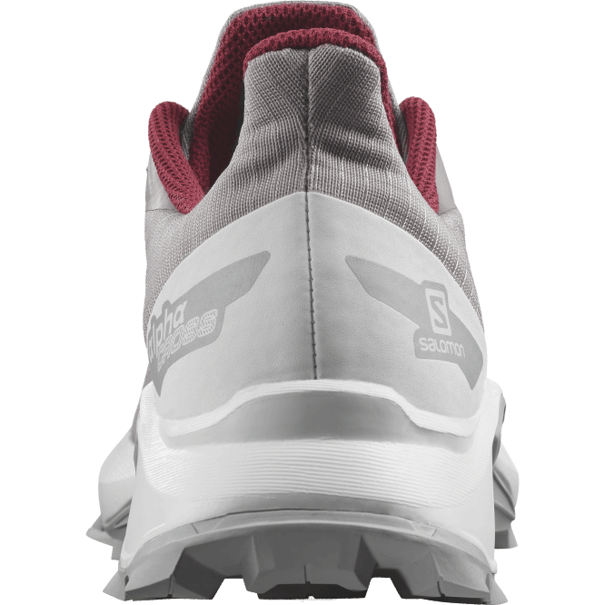 SalomonLF4H1350 junior - çocuk ayakkabıları - alphacross blast bıldırcın/beyaz/inci mavisi