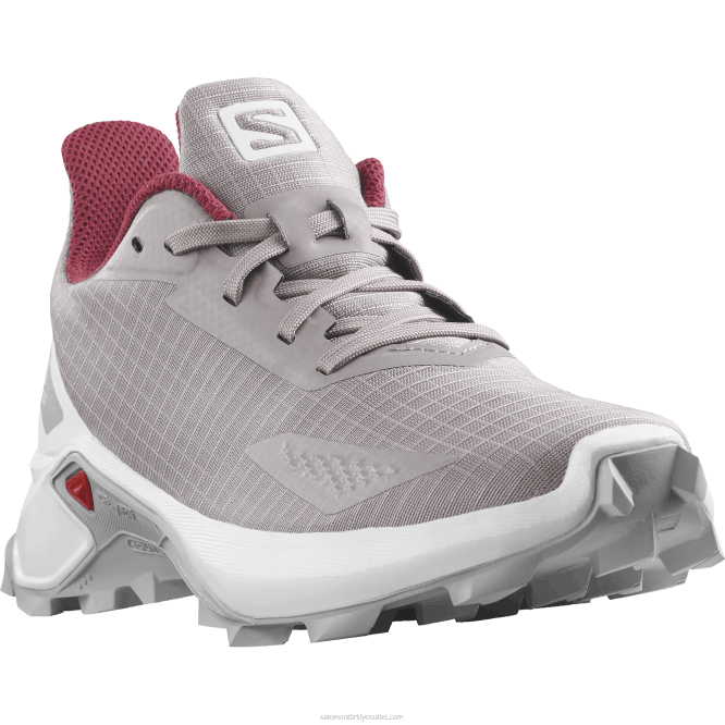 SalomonLF4H1350 junior - çocuk ayakkabıları - alphacross blast bıldırcın/beyaz/inci mavisi