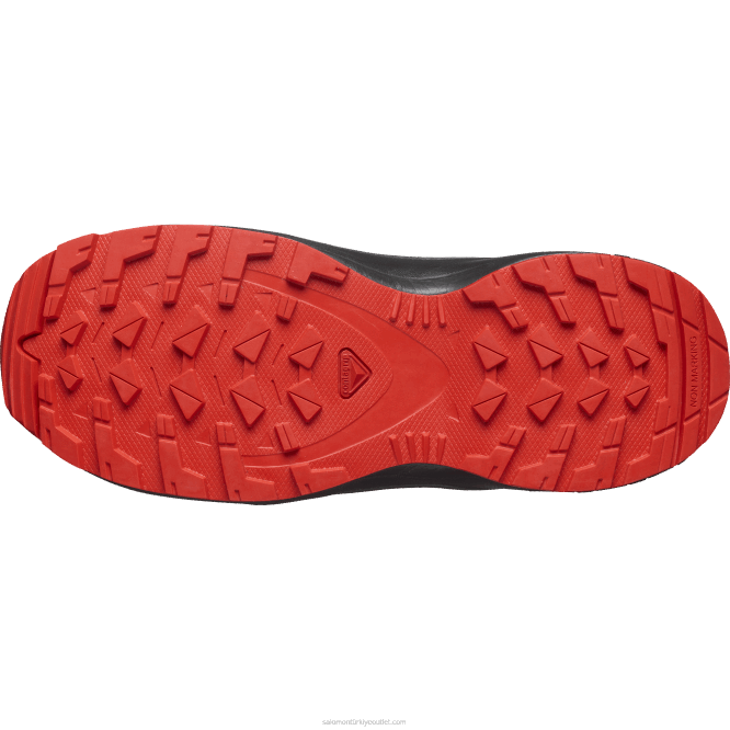 SalomonLF4H1356 junior - çocuk ayakkabıları - xa pro v8 siyah/lapis mavisi/ateş kırmızısı