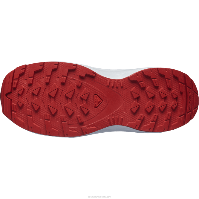 SalomonLF4H1357 junior - çocuk ayakkabıları - xa pro v8 fırtınalı hava/zen mavisi/goji berry