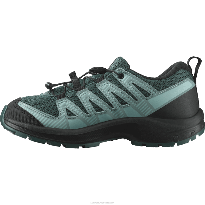 SalomonLF4H1358 junior - çocuk ayakkabıları - xa pro v8 hayalci/siyah/mavi parlaklık