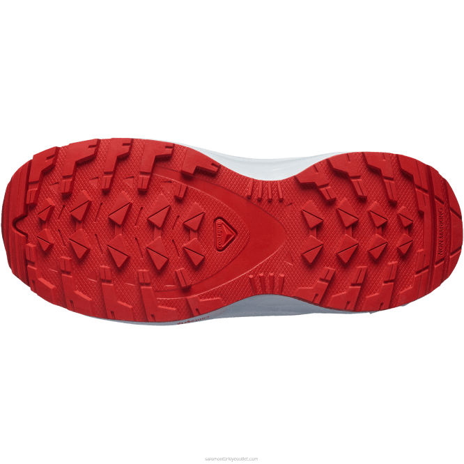 SalomonLF4H1363 junior - çocuk ayakkabıları - xa pro v8 fırtınalı hava/zen mavisi/goji berry