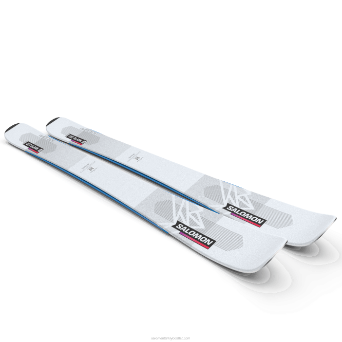 SalomonLF4H1366 junior - çocuk serbest kayakları - qst boş takım illüzyon mavisi/kırmızı/süreç mavisi