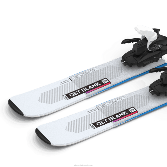 SalomonLF4H1367 junior - çocuklar için serbest kayak paketi - qst boş takım (ve l6) illüzyon mavisi/kırmızı/süreç mavisi