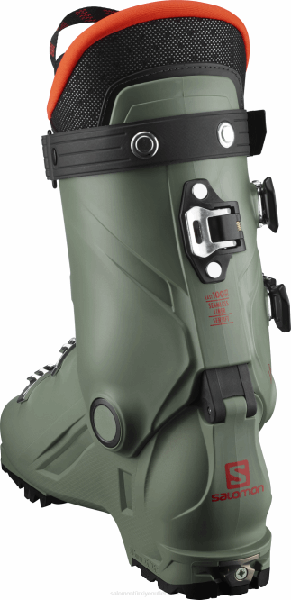 SalomonLF4H1373 junior - çocuklar için tüm dağ botları - shift pro 80t at yağ yeşili/siyah/turuncu