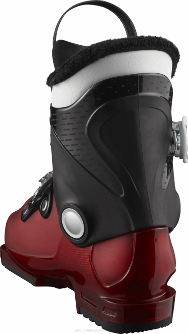 SalomonLF4H1379 junior - çocuk pist botları - t2 rt siyah/kırmızı/beyaz