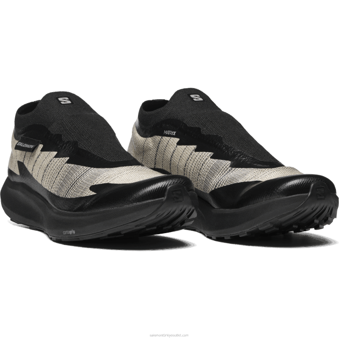 SalomonLF4H139 erkek spor ayakkabı - pulsar advance siyah/kalaylı