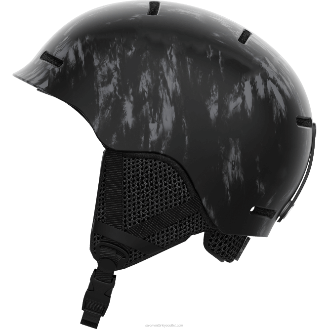 SalomonLF4H1395 junior - çocuk kaskı - grom siyah kravat ve boya